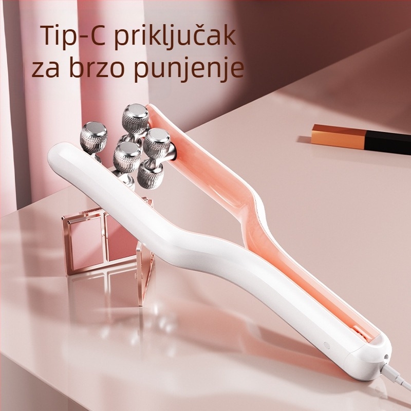 Kućni masažer za lice s mikrostrujom, V-oblik masažer za konturu lica, kozmetički uređaj