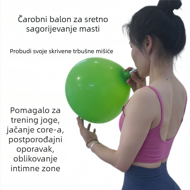 Čarobni balon za jogu za sagorijevanje masnoća i trening trbušnog disanja — fitness dodatak