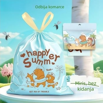 Vrećice za smeće s vezicama, bez kidanja, s mirisom cvjetne vode, ekstra velike i debele, kućne plastične vrećice za dom i kuhinju