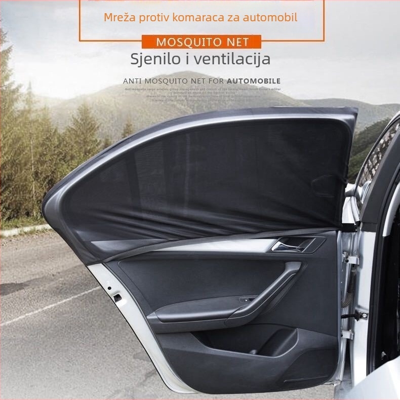 Auto zavjesa za prozor s mrežom protiv komaraca za zaštitu od sunca