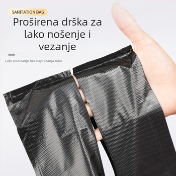 Kuhinjske vreće za smeće u stilu prsluka, velike plastične vreće, ekstra debele, jednokratne