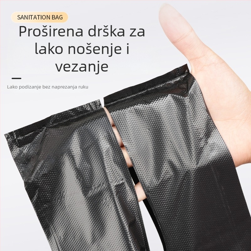 Kuhinjske vreće za smeće u stilu prsluka, velike plastične vreće, ekstra debele, jednokratne
