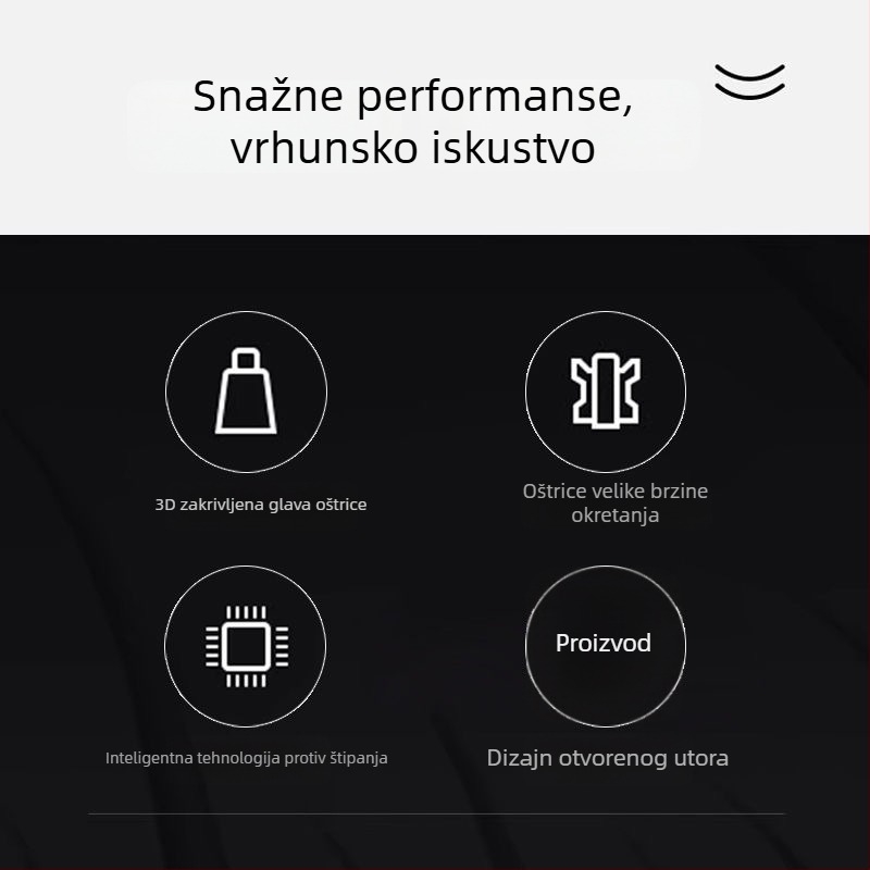 Feike električni trimer za nosne dlačice, napajan suhom baterijom, model FS5605, originalni proizvod