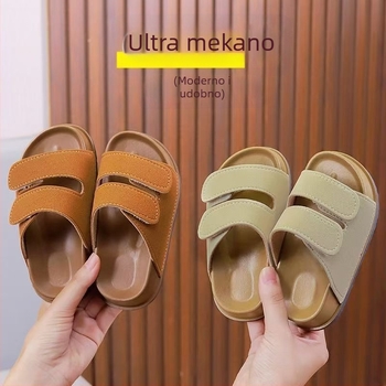 Slatke dječje sandale s debelim potplatom, s Velcro zatvaračem, inspirirane Birkenstock stilom, izdržljive, unisex
