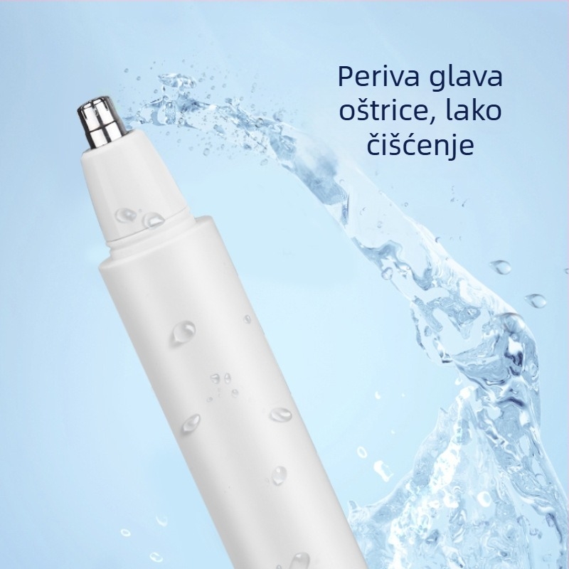 SHINON USB-napajani kompaktni trimer za nos i uho, unisex, prenosni električni alat za njegu, od aluminijske legure