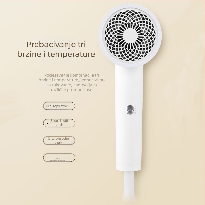 Koji KF-3154A 1600W zidno sušilo za kosu u kupaonici, s regulacijom temperature i zaštitom od pregrijavanja