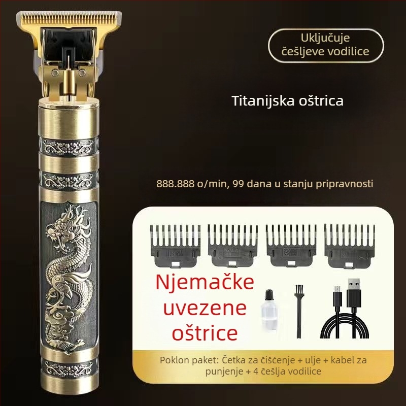 Desetogodišnja garancija – njemački precizni električni uređaj za šišanje kose za kućnu upotrebu, višenamjenski grooming alat
