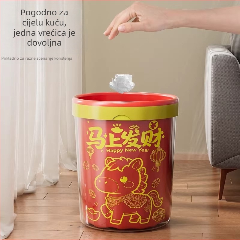 Limitirane vrećice za smeće Godina konja, samouzavirujuće za kućnu upotrebu, pogodne za vjenčanja, ured i dom studenta