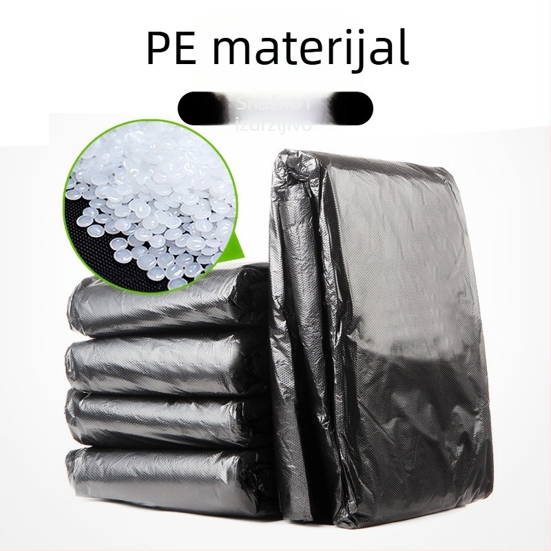 Velike crne vreće za kućni otpad, za kuhinju, debele, za kućnu uporabu, 50 komada u paketu