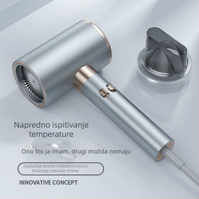 Mingyu ds55 sušilo za kosu 2200W, DC motor, hladan/topao zrak, 4 brzine, zaštita od pregrijavanja, UV lakirano kućište, čvrsta ručka