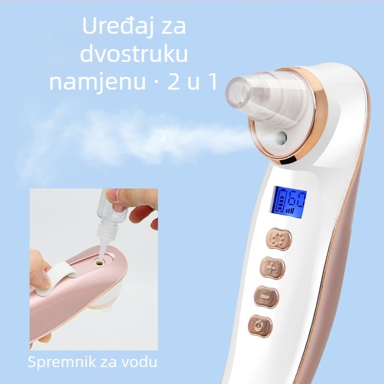 Uređaj za čišćenje lica s usisavanjem crnih prištića, kućna upotreba, višenamjenski kozmetički uređaj za žene i muškarce