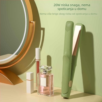 Mini električni uvijač i pegla za kosu – kompaktna dvostruka funkcija