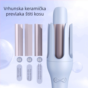 Potpuno automatski uvijač za kosu s 32 mm valjkom – velike kovrče u valovima, dugotrajno držanje, nježno prema kosi, električni
