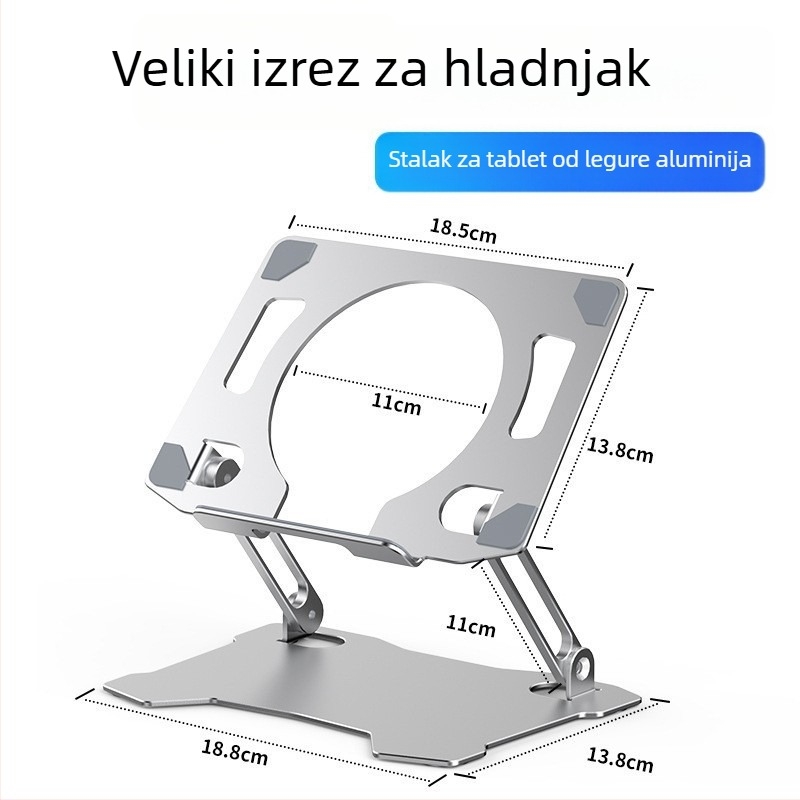 Novi 2025 tabletni hladnjak s digitalnim zaslonom, AI upravljanjem temperature, 45W snage, tih rad, kompatibilan s iPadom
