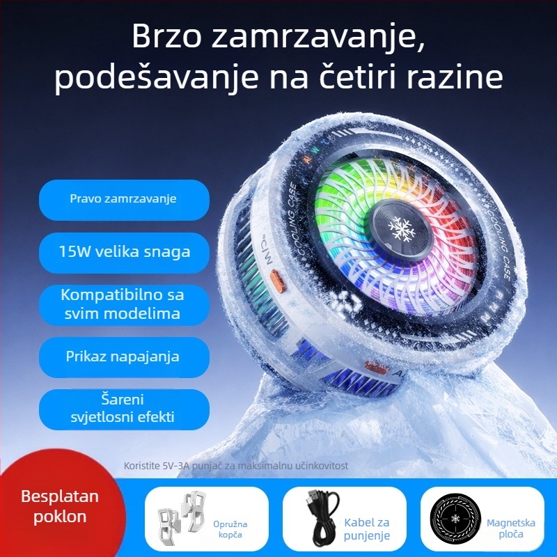K3 hladnjak za telefon s AI kontrolom temperature i četiri razine hlađenja