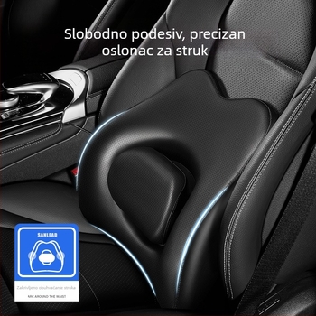 Shangli jastuk za lumbalnu potporu automobila za vozača – podrška leđa i struka za vozačko sjedalo