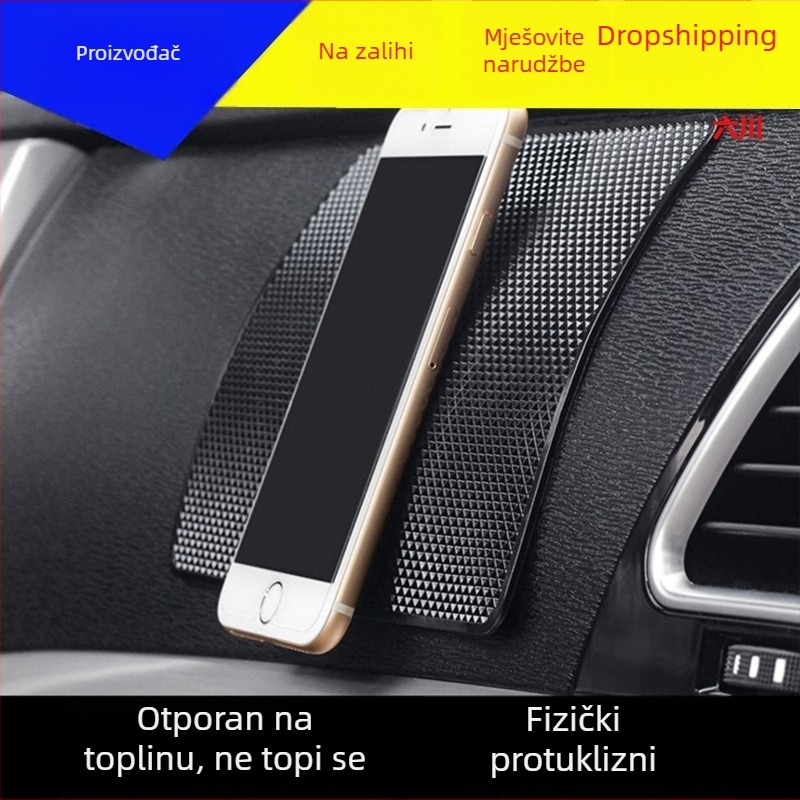 Velika protuklizna podloga za automobil za telefon i prostor za pohranu na instrumentnoj ploči