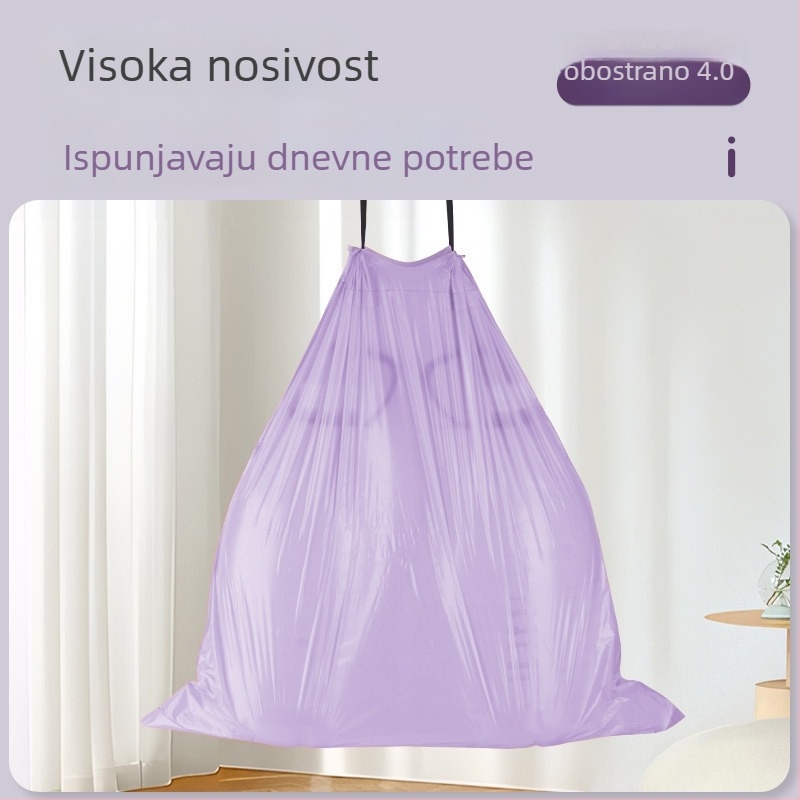 Kese za smeće sa šnurlom za kućnu upotrebu – debele, izdržljive, za kuhinju i dnevni boravak, automatsko zatvaranje
