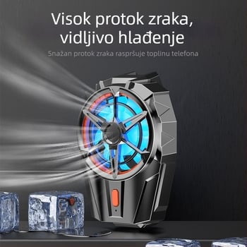 X52A prijenosni hladnjak za mobitel, univerzalan, dvije brzine, prenosiv i brzo hlađenje