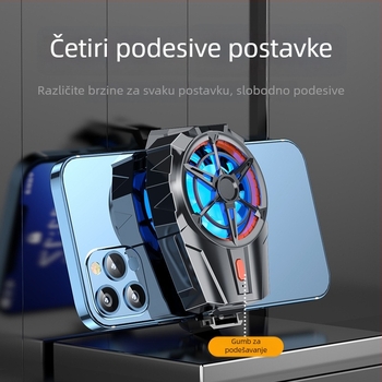 X52A prijenosni hladnjak za mobitel, univerzalan, dvije brzine, prenosiv i brzo hlađenje