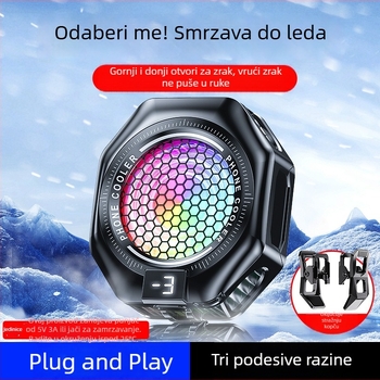TL05 Hlađenje za mobitel s magnetskim stražnjim klipom, poluvodičko hlađenje velike površine, univerzalna kompatibilnost