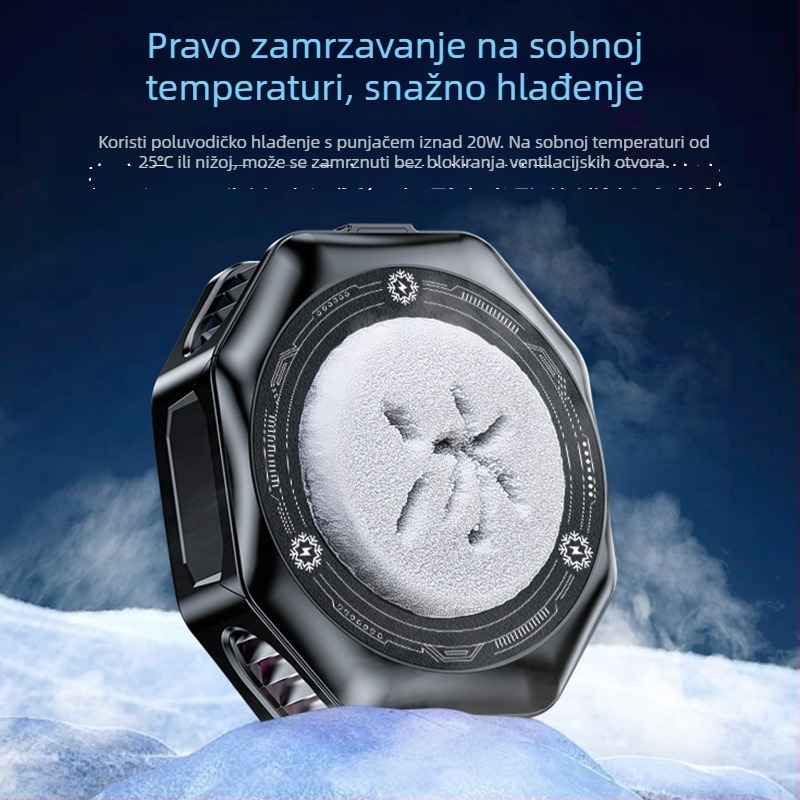 TL05 Hlađenje za mobitel s magnetskim stražnjim klipom, poluvodičko hlađenje velike površine, univerzalna kompatibilnost