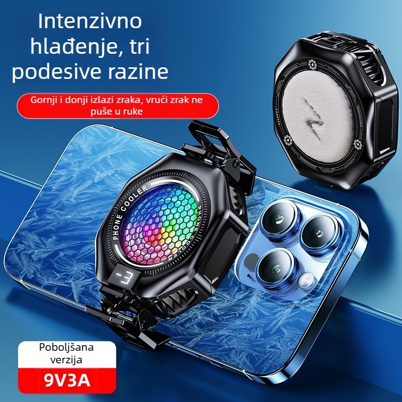TL05 Hlađenje za mobitel s magnetskim stražnjim klipom, poluvodičko hlađenje velike površine, univerzalna kompatibilnost