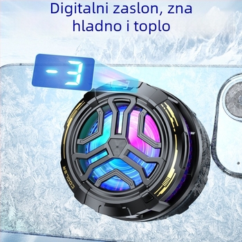 Novi magnetski hladnjak za mobitel — tiho hlađenje, poluvodički stražnji klips, za e-sport i live streaming