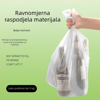 Jednokratne kućne vrećice za otpad, 45×50 cm, vreća s plosnatim otvorom, zadebljana i otporna na kidanje