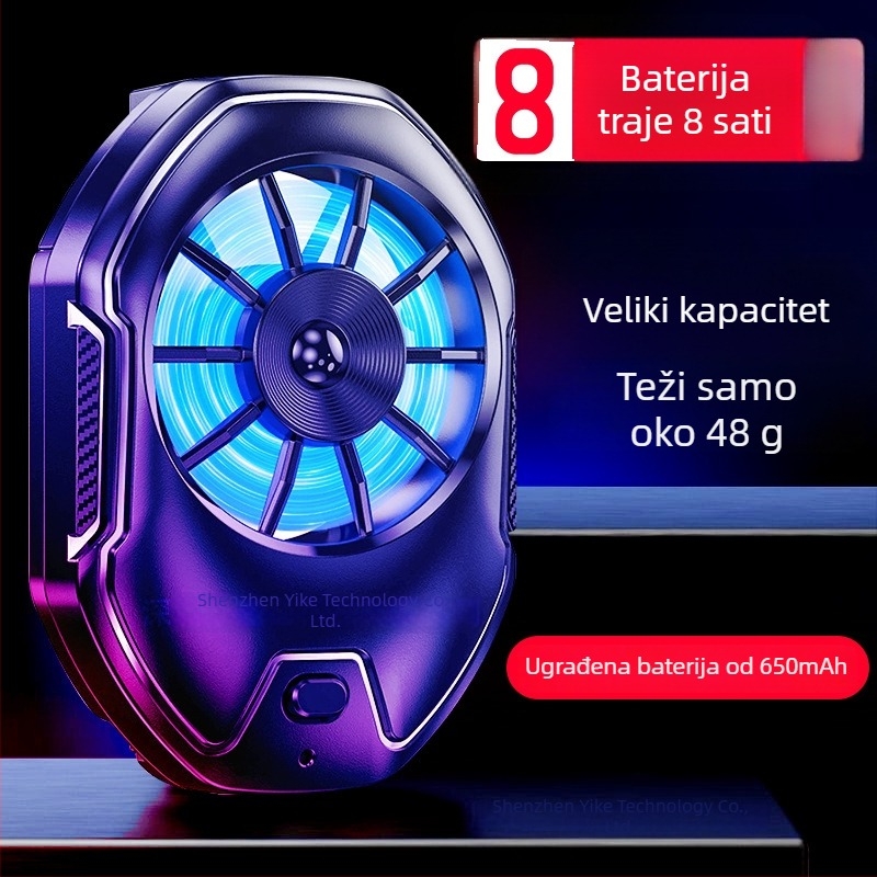FS21 hladnjak za mobitel s dvije brzine hlađenja, ugrađena baterija, zračno hlađenje, stražnji klips