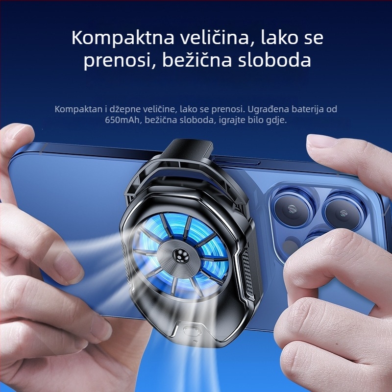 FS21 hladnjak za mobitel s dvije brzine hlađenja, ugrađena baterija, zračno hlađenje, stražnji klips