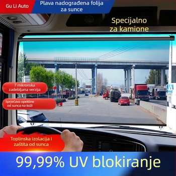 Sunčane zavjese za kamione, autobuse, putničke automobile i tricikle; zaštita od sunca i toplinska izolacija za vozačevo prednje staklo
