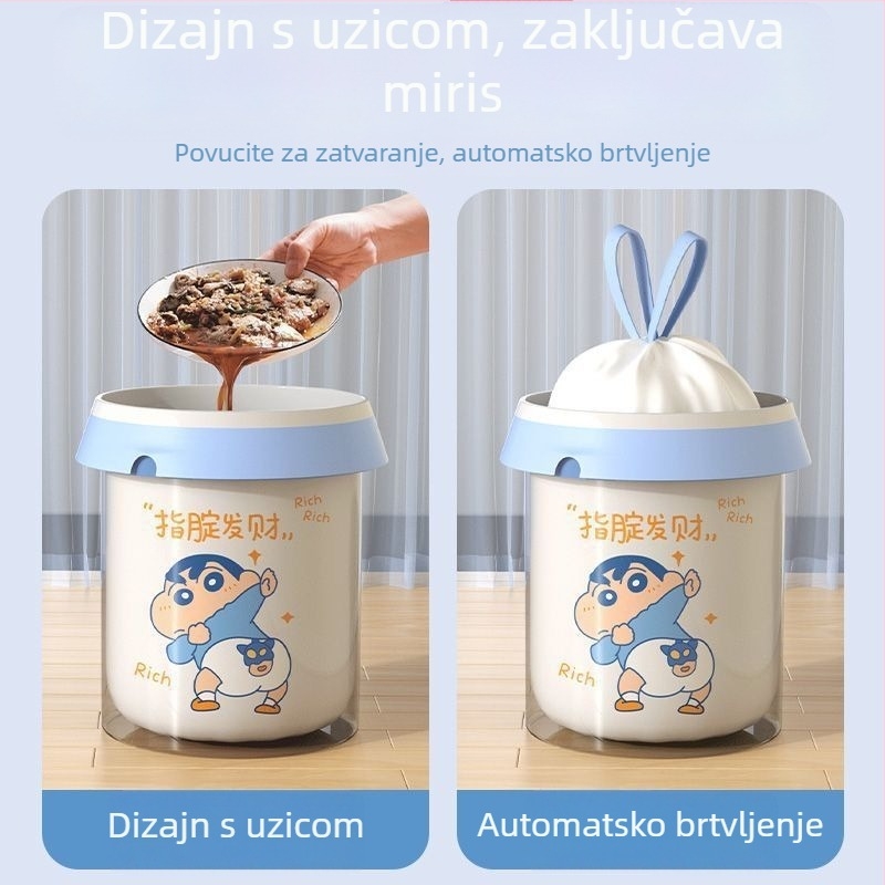 Debljane biološki razgradive jednokratne vreće za kućni otpad s dekorativnim uzorkom