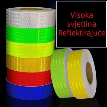 Jednobojne reflektirajuće trake za kamione, bicikle, električna vozila i motocikle – personalizirana dekoracija, visoko reflektirajuće trake za noćnu sigurnost