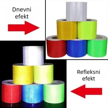 Jednobojne reflektirajuće trake za kamione, bicikle, električna vozila i motocikle – personalizirana dekoracija, visoko reflektirajuće trake za noćnu sigurnost