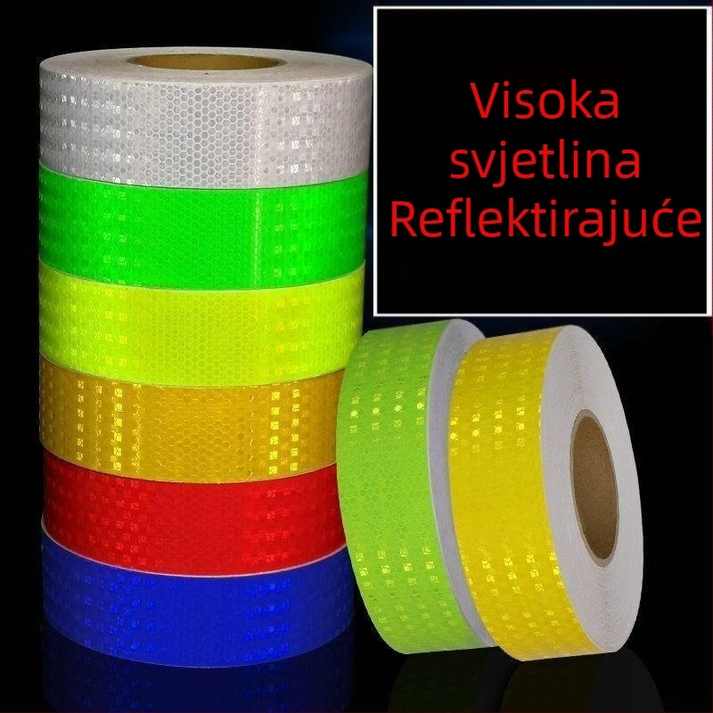 Jednobojne reflektirajuće trake za kamione, bicikle, električna vozila i motocikle – personalizirana dekoracija, visoko reflektirajuće trake za noćnu sigurnost
