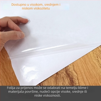 60 cm prozirni transfer film i transfer papir za grafike autom i natpise