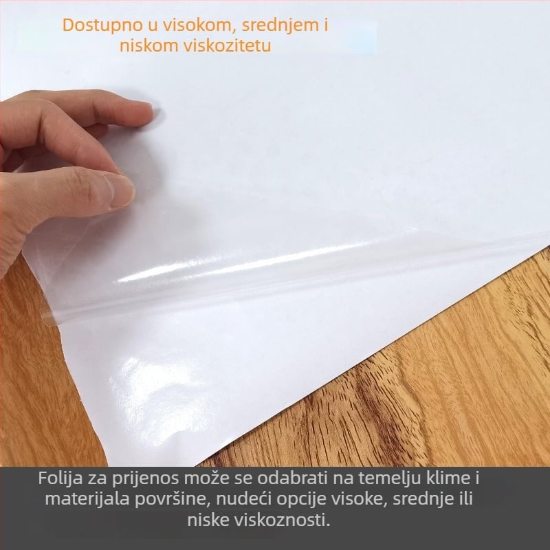 60 cm prozirni transfer film i transfer papir za grafike autom i natpise