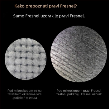 Fresnelovo antirefleksijsko projekcijsko platno, 100 inča, HD, zidno za kućno kino, kompatibilno s Nut projektorom