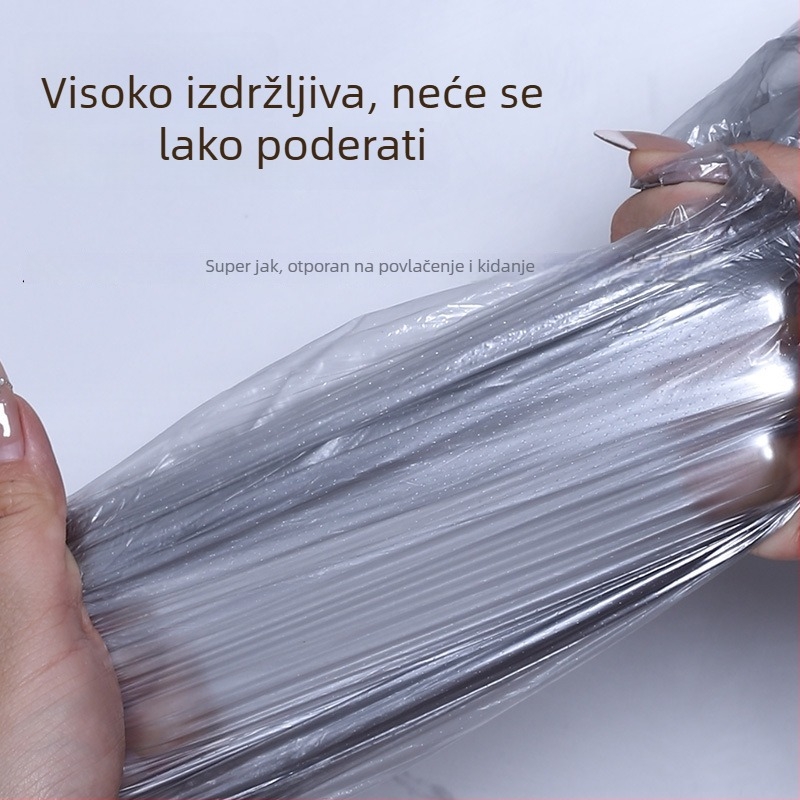 Debele kućanske vrećice za otpad s ručkama, velike veličine, višekratno upotrebljive, izdržljive plastične vrećice za kuhinju, ured ili dom