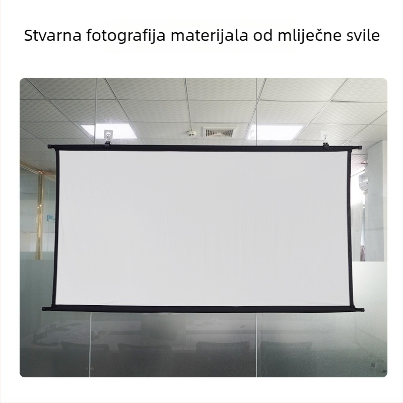 Prenosni zaslon za projekcije na kampiranju sa stativom, HD filmovima