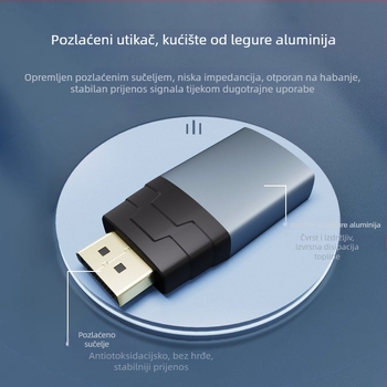 DP na HDMI adapter 4K60Hz za monitore i projektore