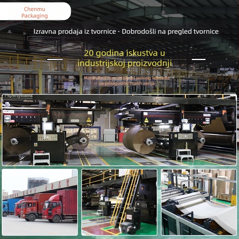 Prilagodljiva valovita kartonska kutija za pakiranje pisača i logističko pakiranje