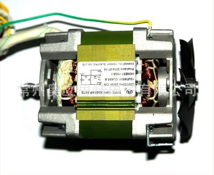 115-4P serija AC jednofazni indukcijski motor za stroj za drobljenje papira, snaga 0,183–0,315 kW, napajanje 100–240 V, brzina 1350/1670 rpm, UL certificiran