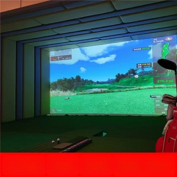 Prilagođena unutarnja zavjesa za golf-simulator s otpornošću na udarce, HD dvostruki sloj tkanine za apsorpciju zvuka, pogodna kao platno za cilj ili projekcijsko platno