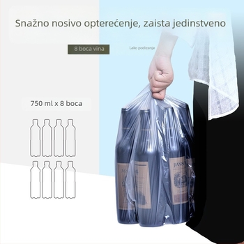 Jače vrećice za smeće za kuhinju, s vrpcom za zatvaranje, kućna upotreba, paket od 20 komada