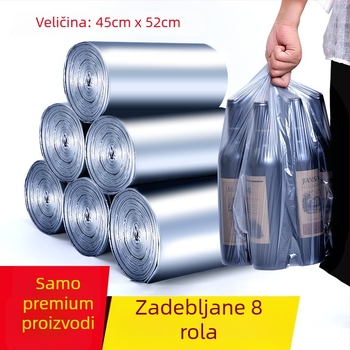 Jače vrećice za smeće za kuhinju, s vrpcom za zatvaranje, kućna upotreba, paket od 20 komada