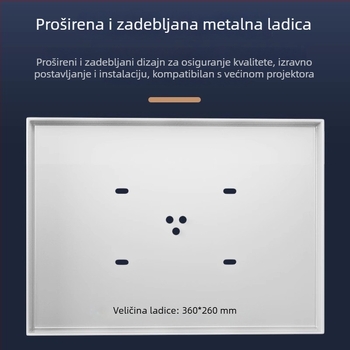 Teleskopijski podesivi nosač projektora za strop i zid