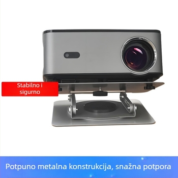 Držač projektora za stolni, stropni ili zidni sustav s pan-tilt mehanizmom, 360° rotacijom i podesivim kutovima
