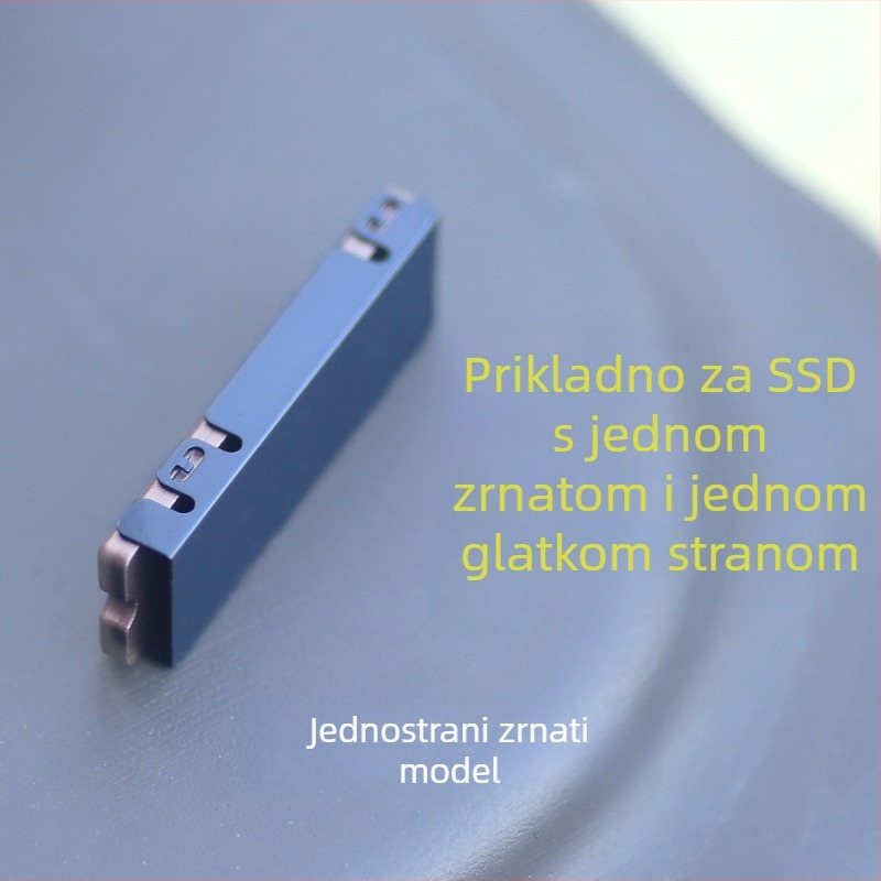 Chladić za SSD M.2 2280 NVMe, aluminijska legura, CNC obrada